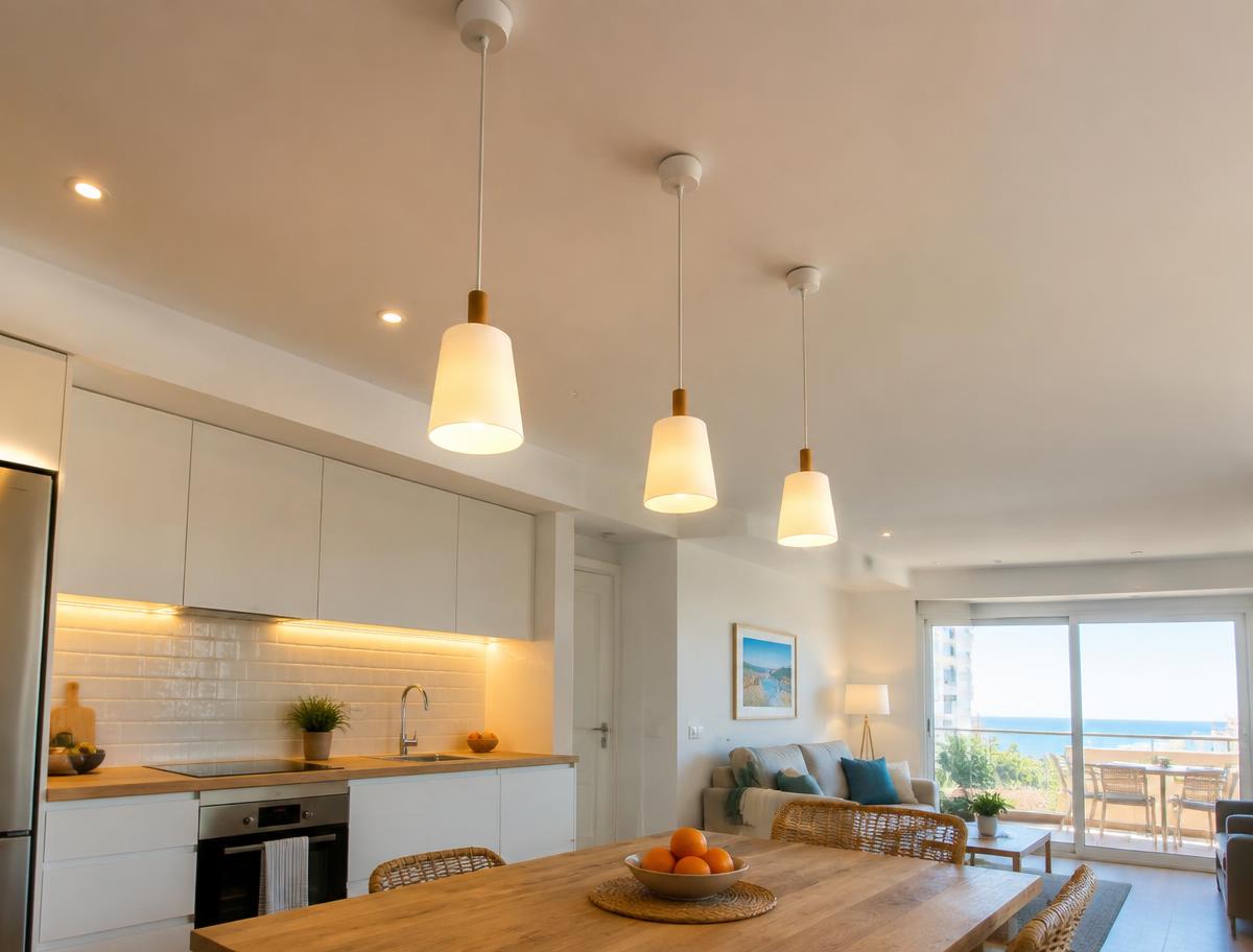 Iluminação e pontos de luz pela HOUSE IN SHAPE no Algarve